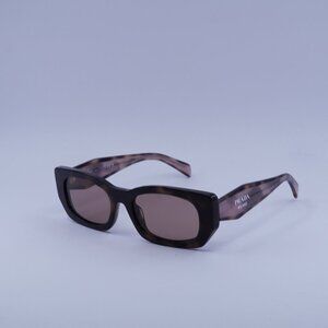 Prada PRB05S 23A60B Sunglasses Mauve Havana Rectangle Frame